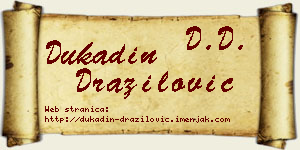 Dukadin Dražilović vizit kartica